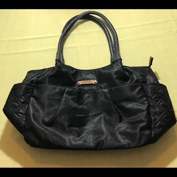 Nicole by Nicole Miller Handbags - Price✂️Nicole Miller black satin hobo handbag